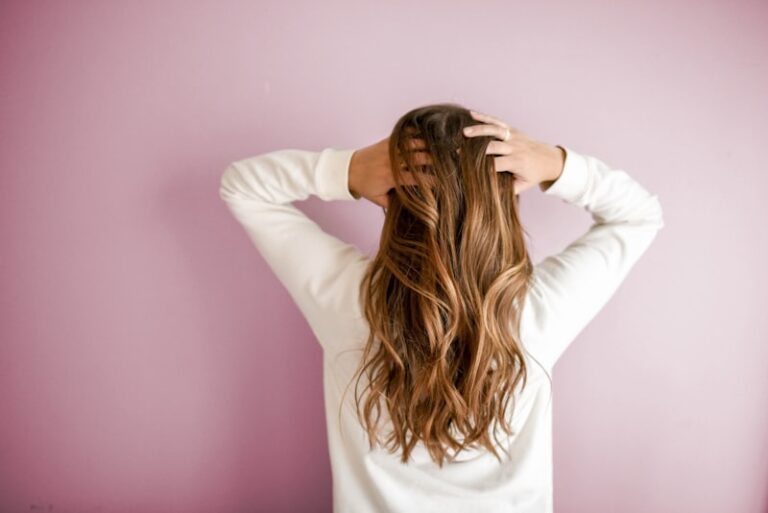 Woman wearing a stylish affordable wig