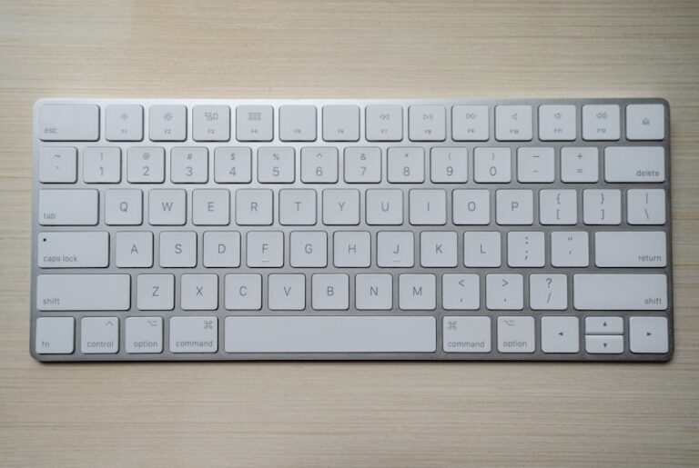 Mechanical keyboard close-up